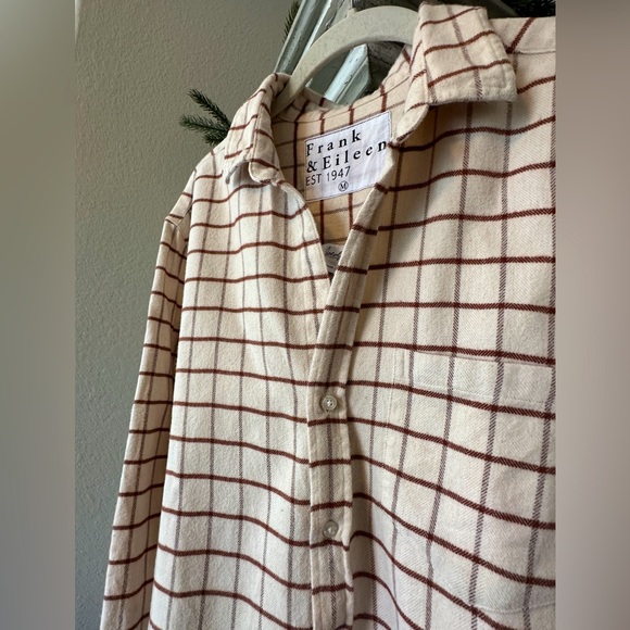 Frank and Eileen Boyfriend Button-Up Shirt Italian Flannel - Picture 2 of 6